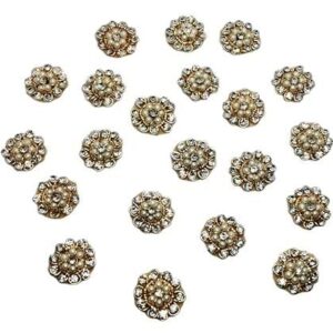 Beautiful Artificial Pearl & Jarkan Stone Made Patches