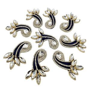 Flower Designer Embroidery Neck Sew On Applique Patches