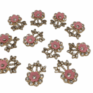 Professionally Crafted Blooming Pink Patchwork with 3 Legs