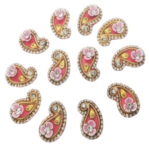 Mango Design Maroon Red Beautiful Design  Decorative  Applique Patches