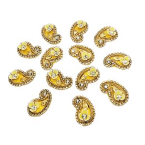 Mango Design Yellow Beautiful Design  Decorative  Applique Patches