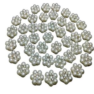 Artificial Pearl Made Round Shape Applique Patches